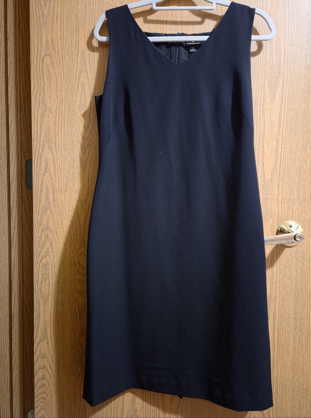 Worthington Black V-Neck Sheath Work Dress